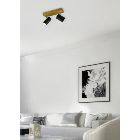 Farley Foco Madera : led : vintage: tienda lamparas barcelona: alda