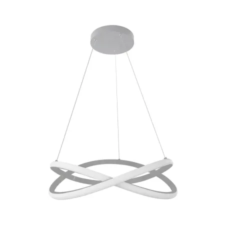 Lampara Zig Zag , de líneas suaves , en varios acabados y en dos potencias, perfecta para encima de la mesa del comedor.