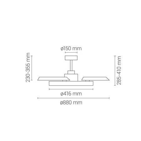 ventilador bombay : ventiladores :tienda lamparas barcelona : alda iluminacion