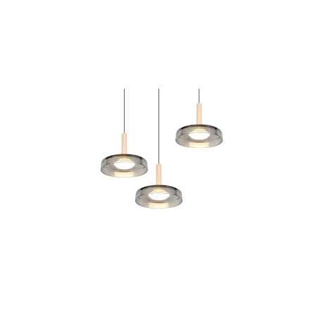 Lampara Celeste ;Cristal ; Led, Tienda lampara Barcelona ;Alda Iluminacion