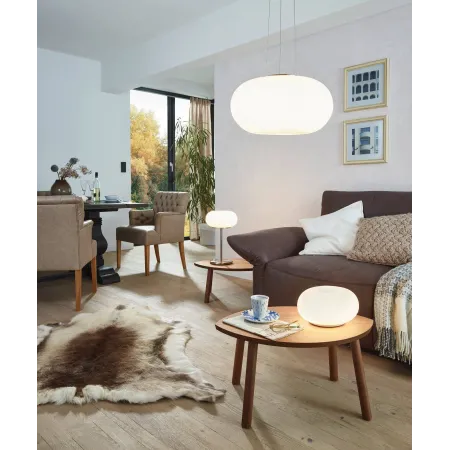 Colgante Mónica ; cristal ; led reemplazable