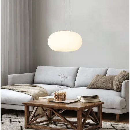 Colgante Mónica ; cristal ; led reemplazable
