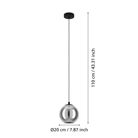 Ariscani;lampara bola cristal;tienda lamparas barcelona;alda iluminacion