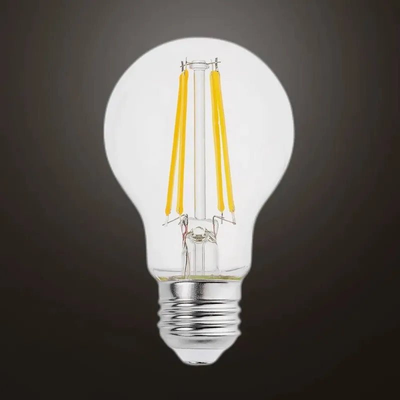Bombilla Filamento 8W Transparente E-27