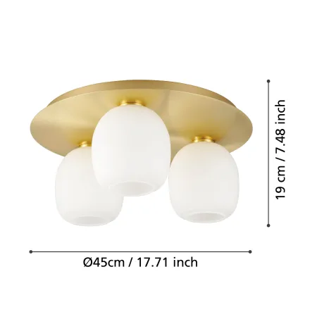 Plafón Manzanares : Alda Iluminacion :Tienda Lámparas Barcelona