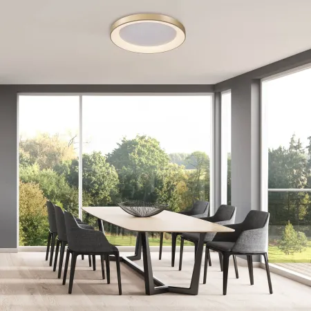 Plafon Niseko Dorado Alda Iluminacion