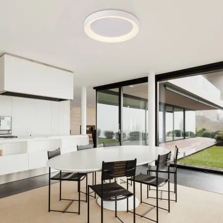 Plafon Niseko Blanco ; Tienda Lamparas Barcelona; Alda Iluminacion