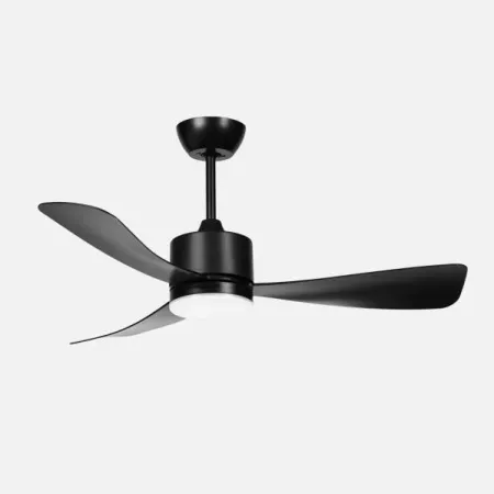Ventilador Negro Yeste Alda Iluminacion