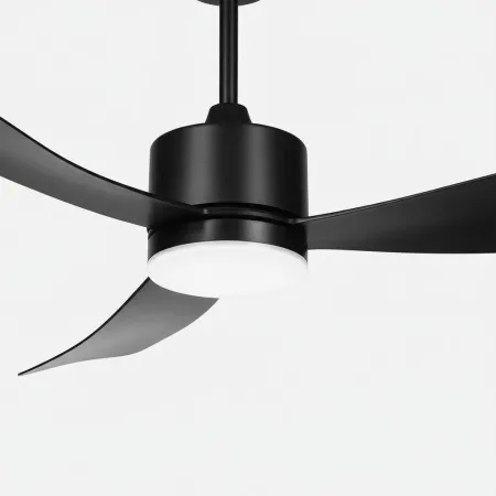 Ventilador Negro Yeste Alda Iluminacion