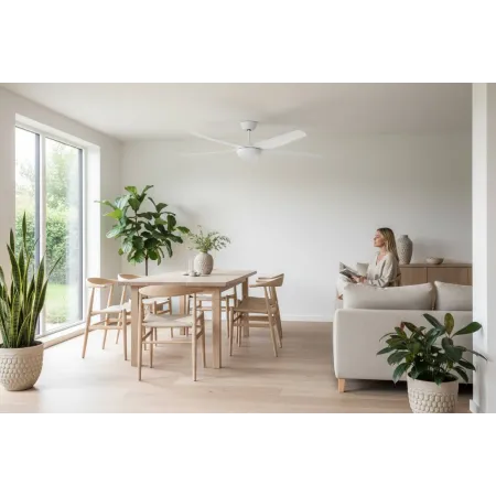 Ventilador Blanco Altea Alda Iluminacion