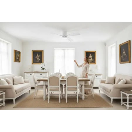 Ventilador Blanco Paterna Alda Iluminacion