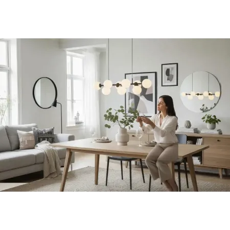 Lampara Bolas Alda Iluminacion