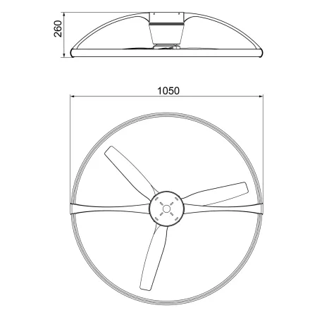 Ventilador Nepal Blanco-Haya Alda Iluminacion
