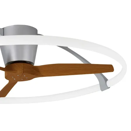 Ventilador Nepal Gris-Nogal Alda Iluminacion