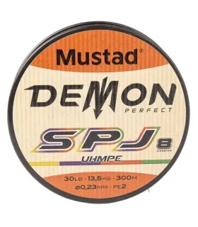 Mustad SPJ Demon Braid 300m 8 Fili Multicolor PE