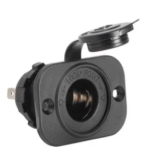 Presa accendisigari più pannello esterno 12-24 volt