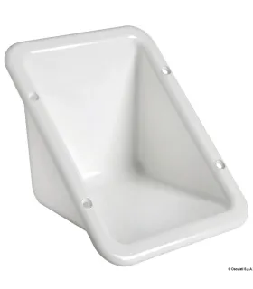 Vano ad incasso per tappo carburante o acqua bianco