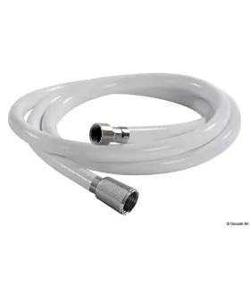 Tubo doccia in PVC bianco retinato 2,5 mt