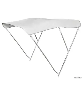Tendalino barca 3 archi Ø 22 mm larghezza 150/160 cm bianco