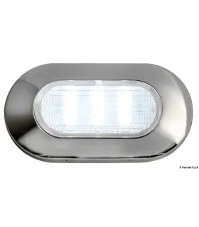 Osculati Luce di Cortesia LED IP67 Flush Mount Senza Incasso Frontale per Barca e Gommone