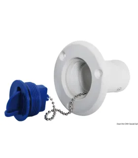 Tappo imbarco acqua Water blu 38 mm