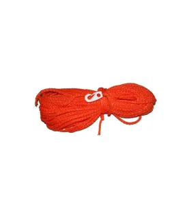 CIMA CORDA TRECCIA GALLEGGIANTE CON GANCIO 30MT 6 MM PER SALVAGENTE