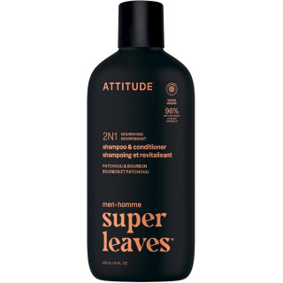 Champú y acondicionador 2 en 1 Attitude Hombre 414ml - envase frontal