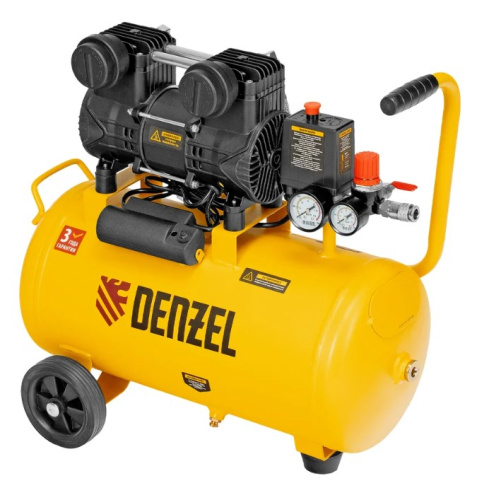 Компрессор Denzel DLP- 950/24 безмасляный. малошумный