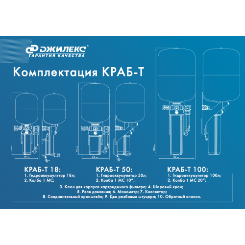 Автоматическая система КРАБ-Т 18 л Джилекс