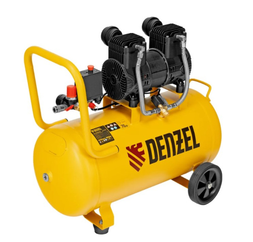 Компрессор Denzel DLP-1500/50 безмасляный. малошумный