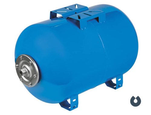 Гидроаккумулятор Unipump 80 литров горизонтальный