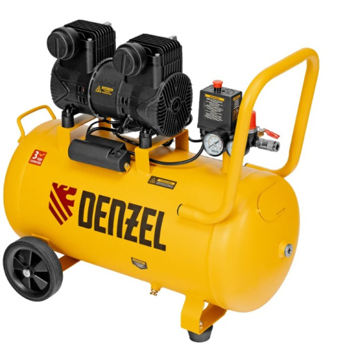 Компрессор Denzel DLP-1500/50 безмасляный. малошумный