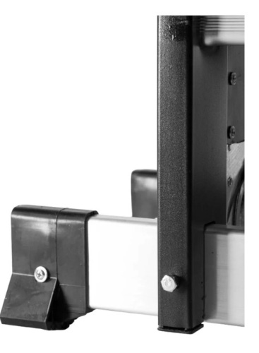 Лестница шарнирная трансформер Техпром 4x5 ступени ЧЕРНАЯ