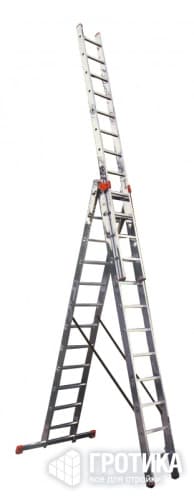 Трехсекционная лестница Krause Tribilo 3 х 12 ступеней