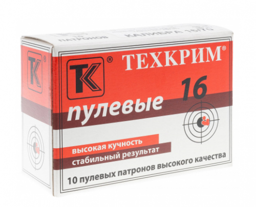 Патрон Техкрим 16/70 пулевой Ленинградка Л-2