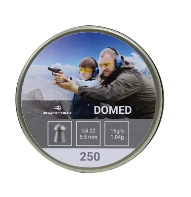 Пуля Borner Domed (250шт.) 1,5гр. (5,5 мм)