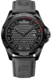 Часы кварцевые, Naviforce NF8023 B/GY/GY