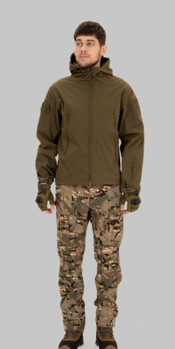 Куртка Remington Shark skin Софтшелл Армейский зеленый р. 2XL
