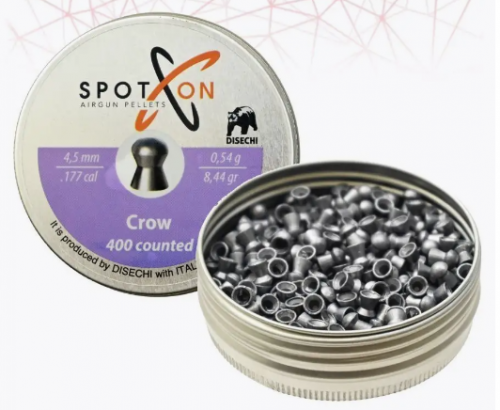 Пуля пневм. SPOTON Crow 4,5 мм, 0,54 гр. (400 шт)