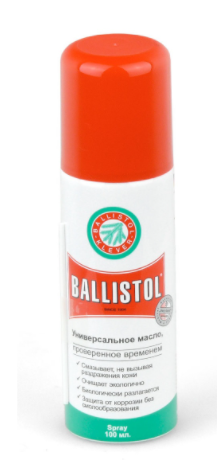 Масло оружейное Klever-Ballistol spray 100мл.																			