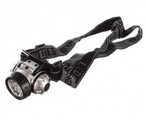 Фонарь налобный Ультрафлэш LED5361 ( акк. 4V 0.8Ah ) 12св/дщ(48lm)синий/пласт.,отражат,2реж. з/у 220