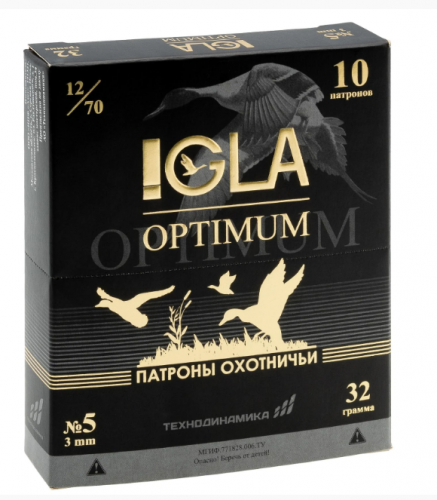 Патрон 12/70 №5 "Игла-Оптимум" 32г. 10 шт.