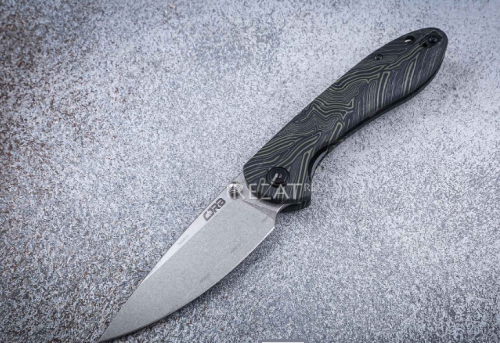 Нож складной Feldspar рук-ть черно-зелен. G10, клинок AR-RPM9