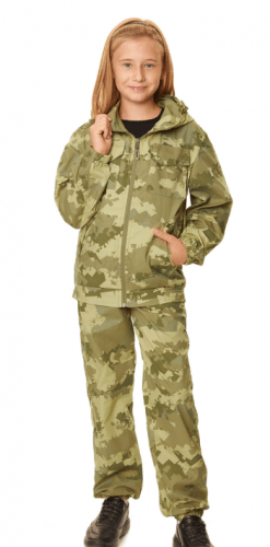 Костюм "Пионер" детский (сорочка, сорочка,осколки беж.) Орион (116-122(5-6лет))