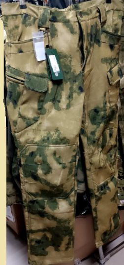 Брюки софтшел (зеленый) р.2XL