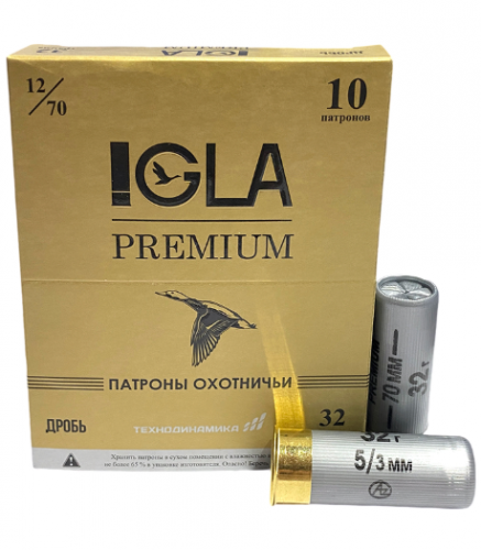 Патрон 12/70 №5 "Игла-Premium" 32г.