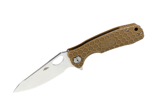 Нож Honey Badger Leaf D2 M (HB1387) с  песочной рукоятью