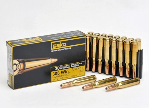 Патрон Sako 308Win Hammerhead 11,7 g/180 gr