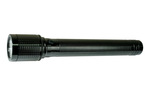 Фонарь ручной S-LD017 - C "Телохранитель"(3xR20) 1св/д 6W (180lm) черный/алюний,влагозащ. BL Uniel 