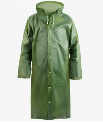 Дождевик (плащ на кнопках) EVA - XXL 116*95 см микс цветов 110гр. CELLTIX